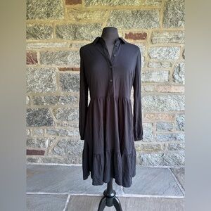 Boden Black Long Sleeve Dress